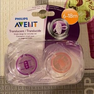 Avent pacifier 6-18month